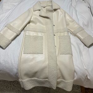 ASOS Cream Teddy Jacket